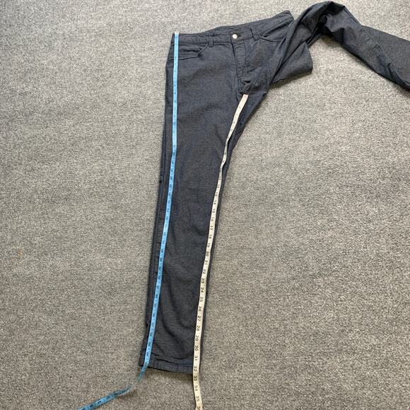 Lululemon Pants Mens 30 Blue Slate Jean ABC 5-Pocket Stretch Travel Work - Picture 5 of 12